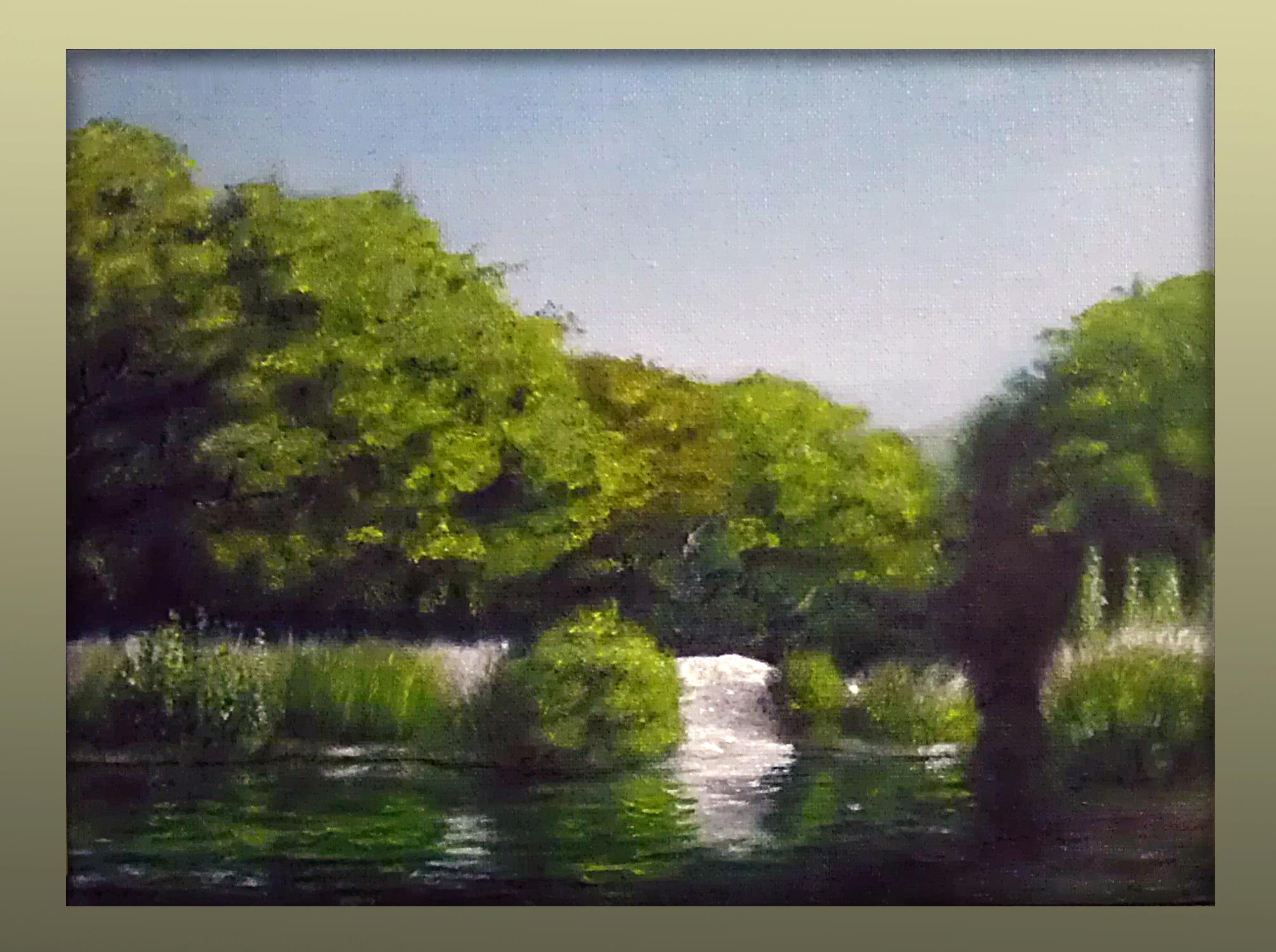 En plein air: “Llano River”, 2012